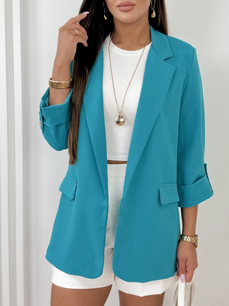 ŻAKIET TARTA NIEBIESKI