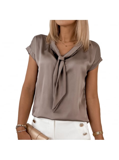 BLUZKA ROXANA BRĄZOWA