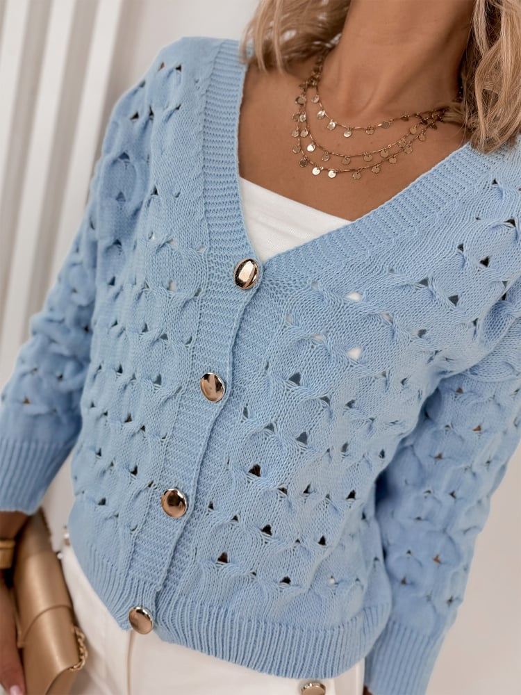 SWETER MANAMI BŁĘKITNY