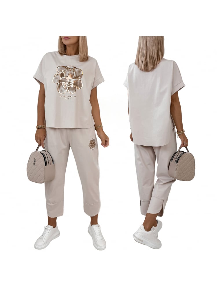 KOMPLET MADEMOISELLE BEŻOWY