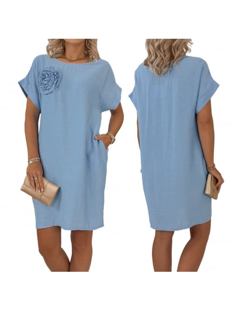 SUKIENKA MILLOS BŁĘKITNA