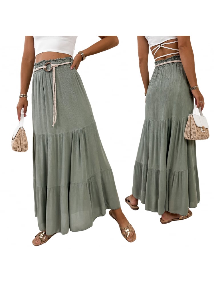 SPÓDNICA HEIDI KHAKI