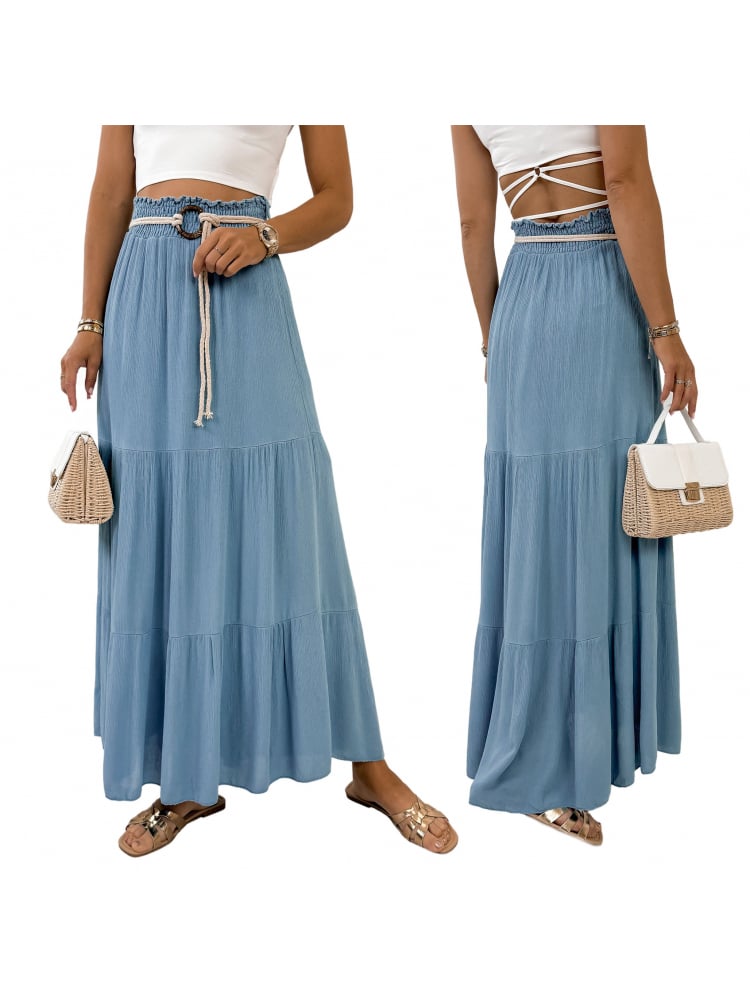 SPÓDNICA HEIDI NIEBIESKA