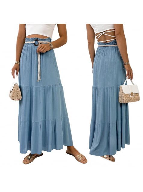 SPÓDNICA HEIDI NIEBIESKA