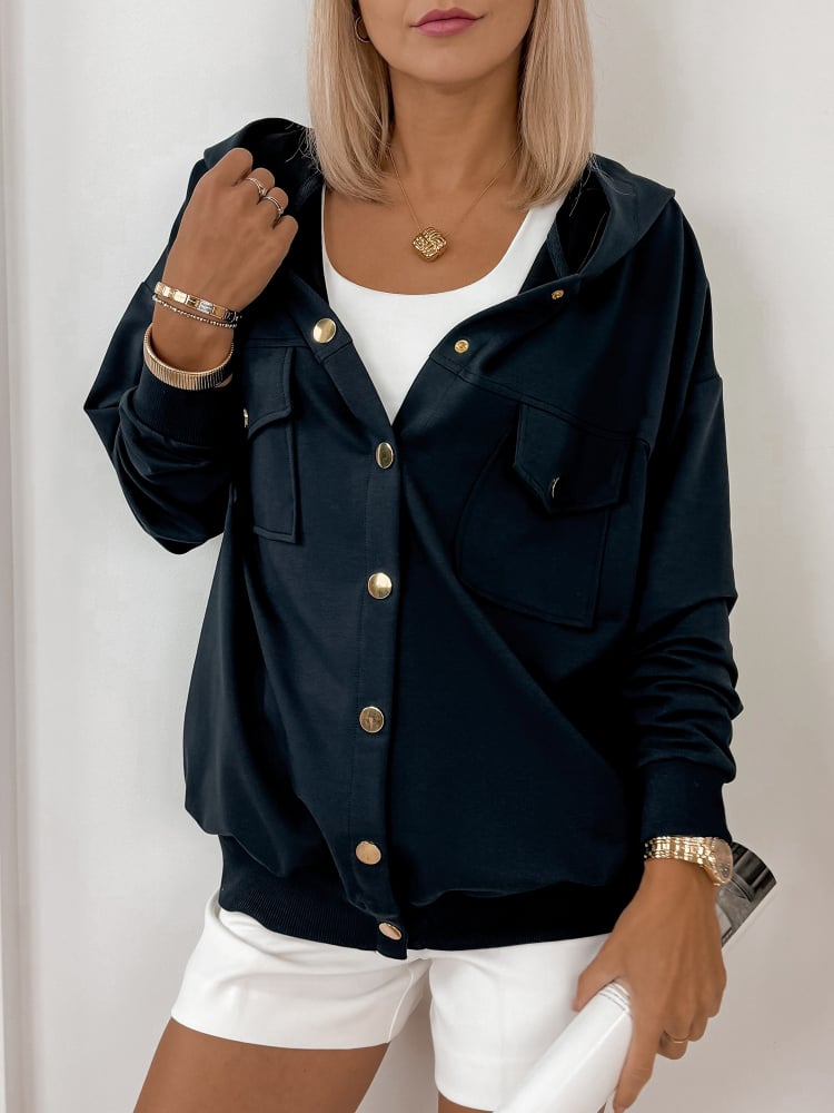 BLUZA MINAKO GRANATOWA