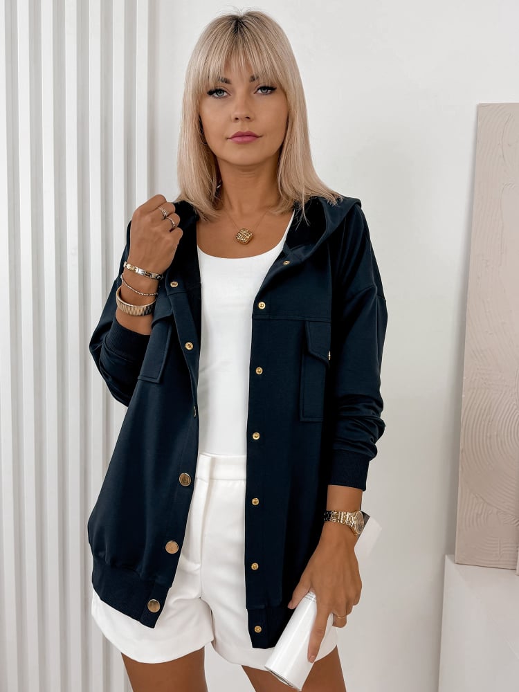 BLUZA MINAKO GRANATOWA