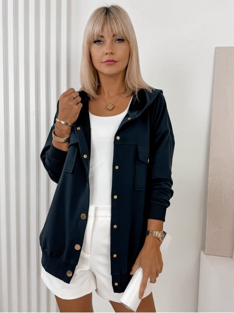 BLUZA MINAKO GRANATOWA