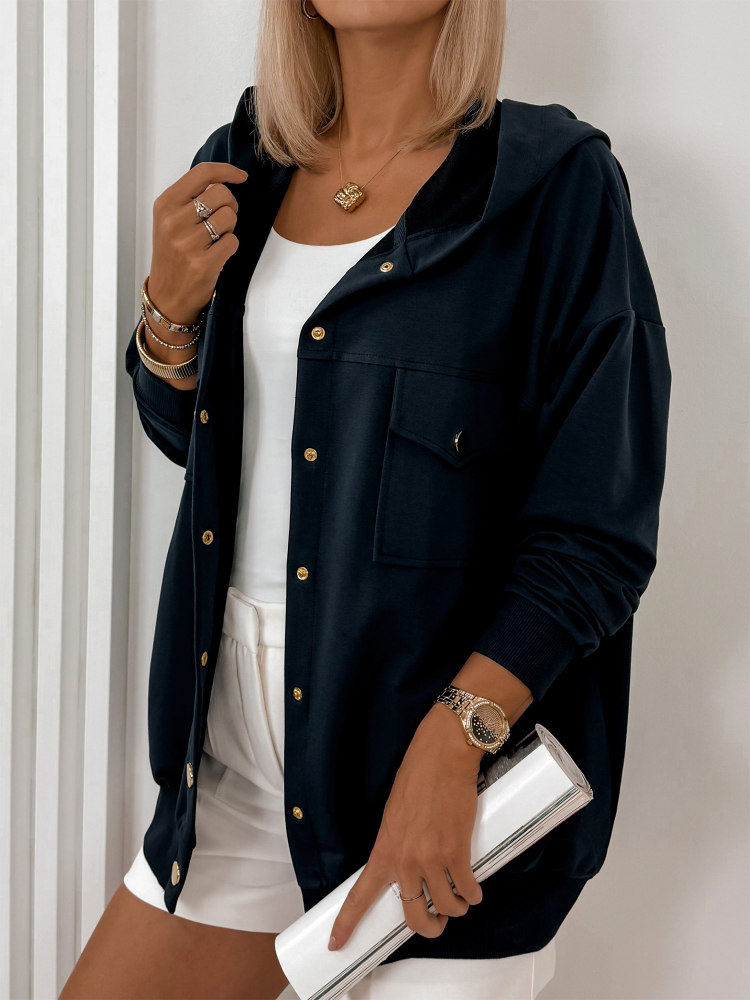 BLUZA MINAKO GRANATOWA