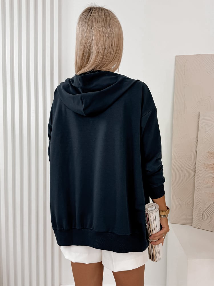 BLUZA MINAKO GRANATOWA