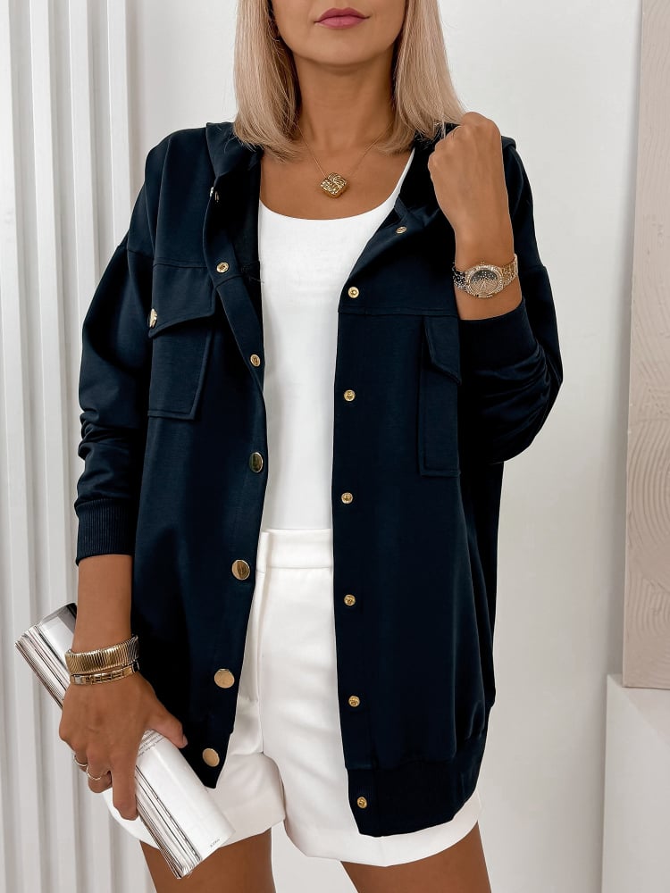 BLUZA MINAKO GRANATOWA