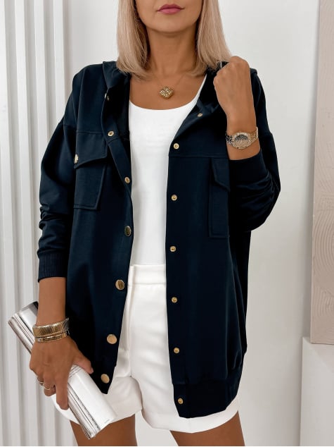 BLUZA MINAKO GRANATOWA