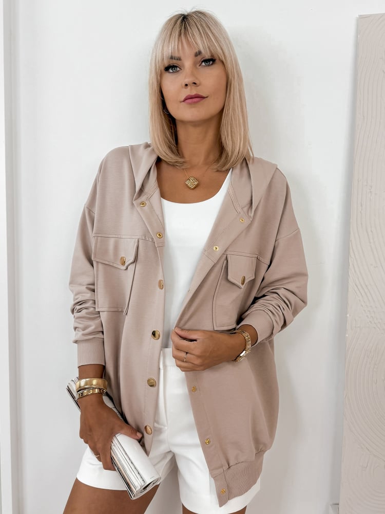 BLUZA MINAKO BEŻOWA