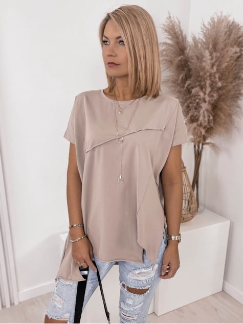 BLUZKA OLTAVIA BEŻOWA