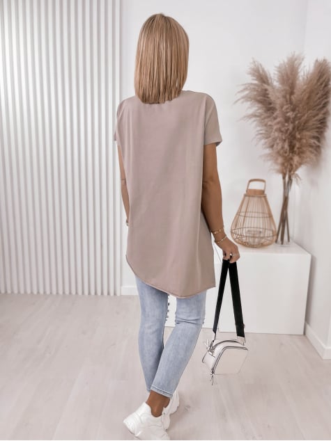 BLUZKA OLTAVIA BEŻOWA