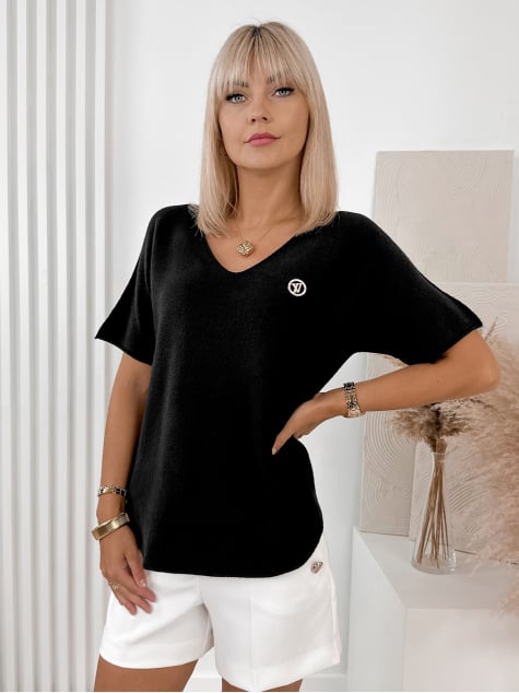 SWETER HASRET CZARNY