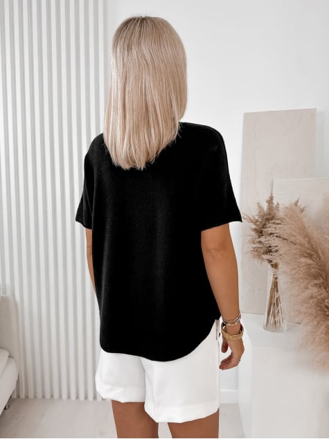 SWETER HASRET CZARNY