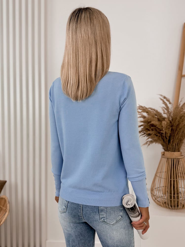 SWETER TANYA BŁĘKITNY