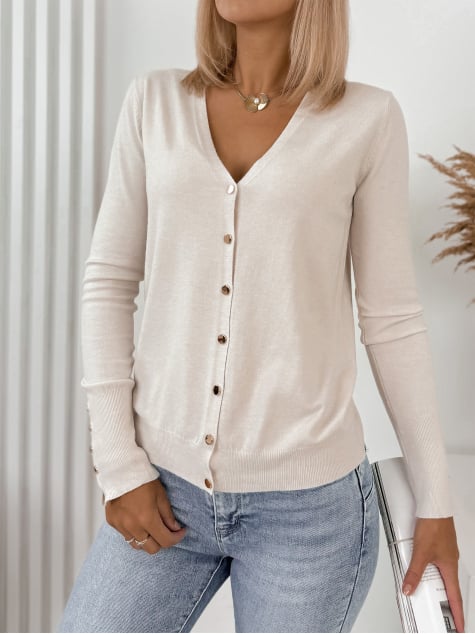 SWETER TANYA BEŻOWY