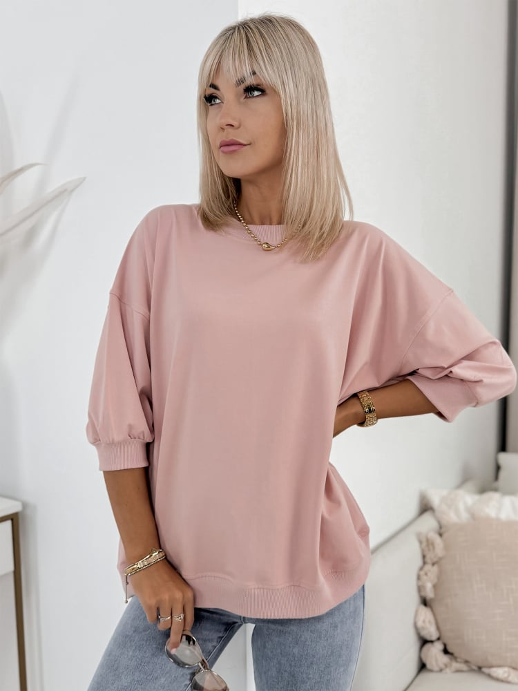 BLUZKA TEJAS PUDROWY RÓŻ