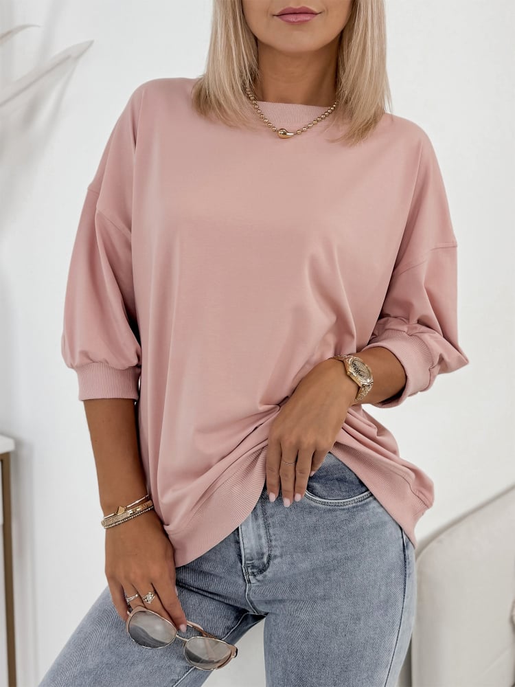 BLUZKA TEJAS PUDROWY RÓŻ