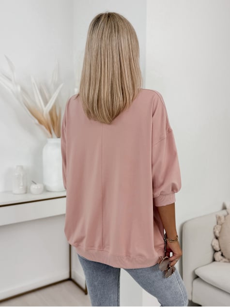 BLUZKA TEJAS PUDROWY RÓŻ