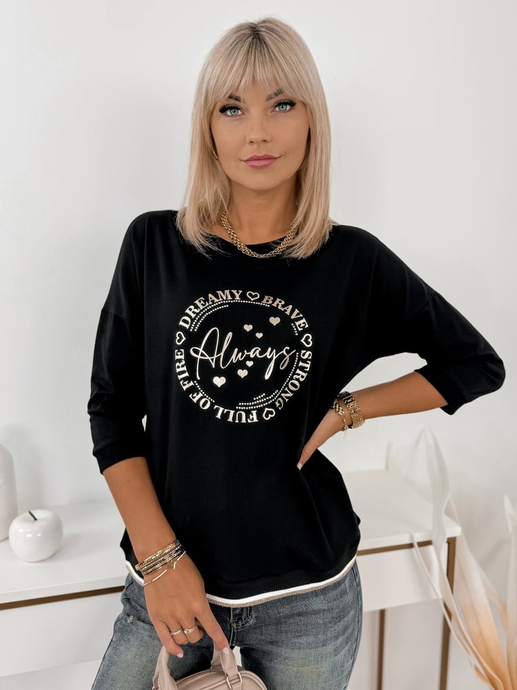BLUZKA SUENO CZARNA