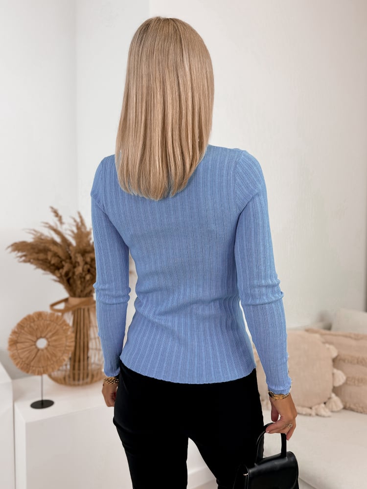 BLUZKA LUANA NIEBIESKA