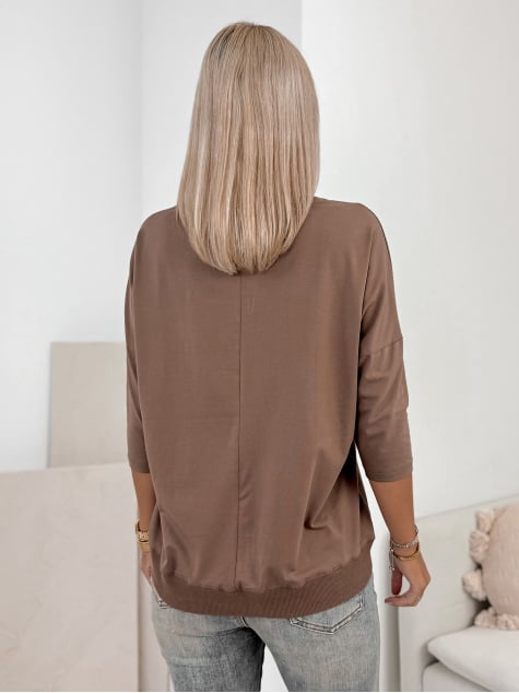BLUZKA TUJO BRĄZOWA