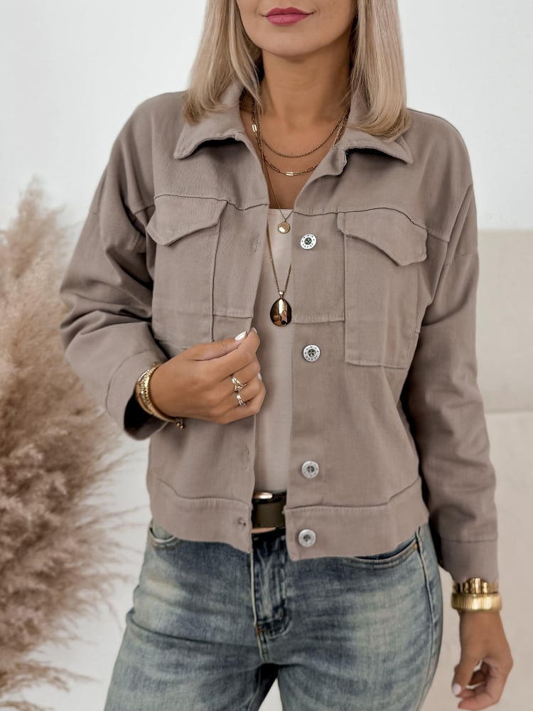 KURTKA CATIA JASNOBRĄZOWA