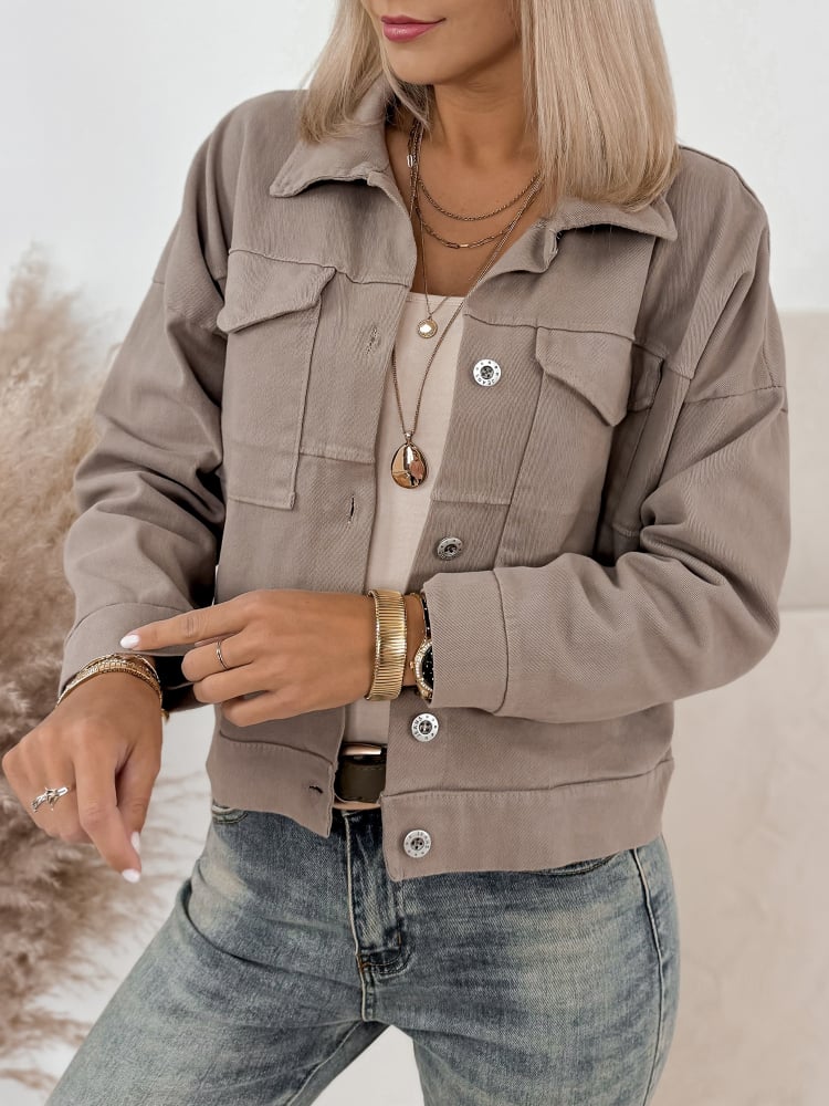 KURTKA CATIA JASNOBRĄZOWA