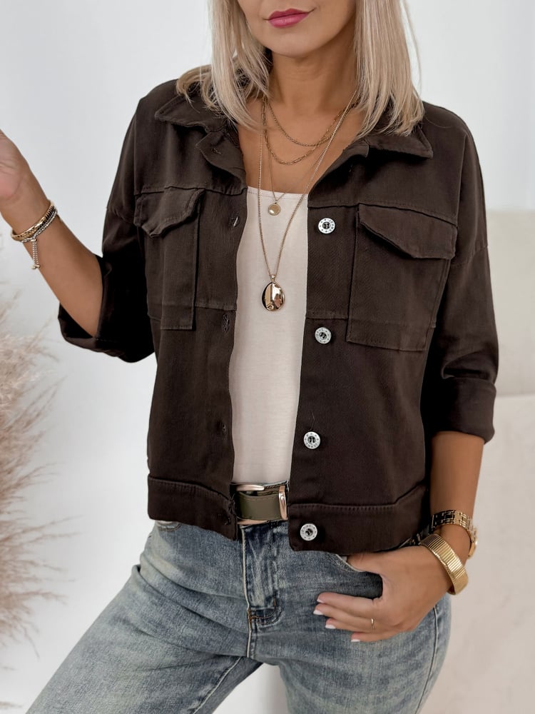 KURTKA CATIA BRĄZOWA