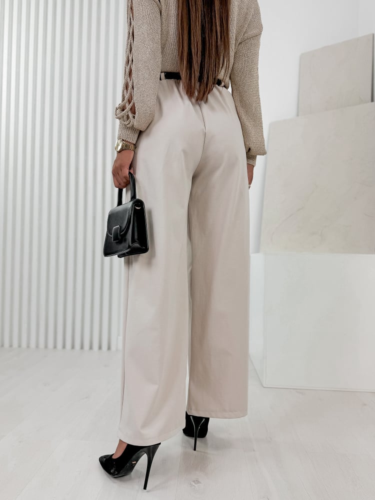 SPODNIE ELENICE BEŻOWE