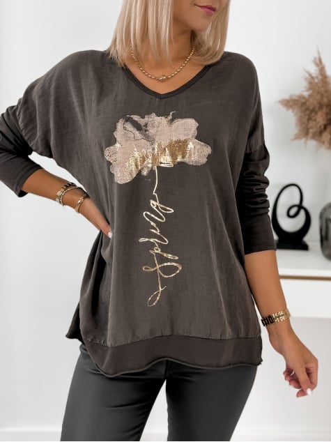 BLUZKA WARADA BRĄZOWA