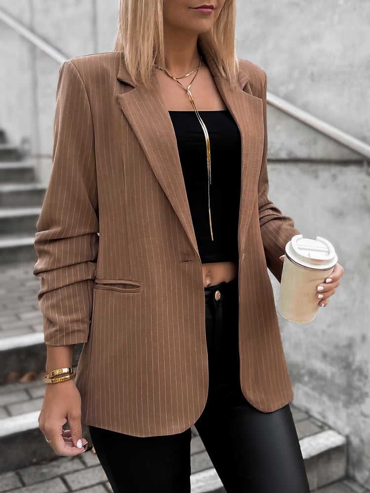 ŻAKIET CARITO JASNOBRĄZOWY