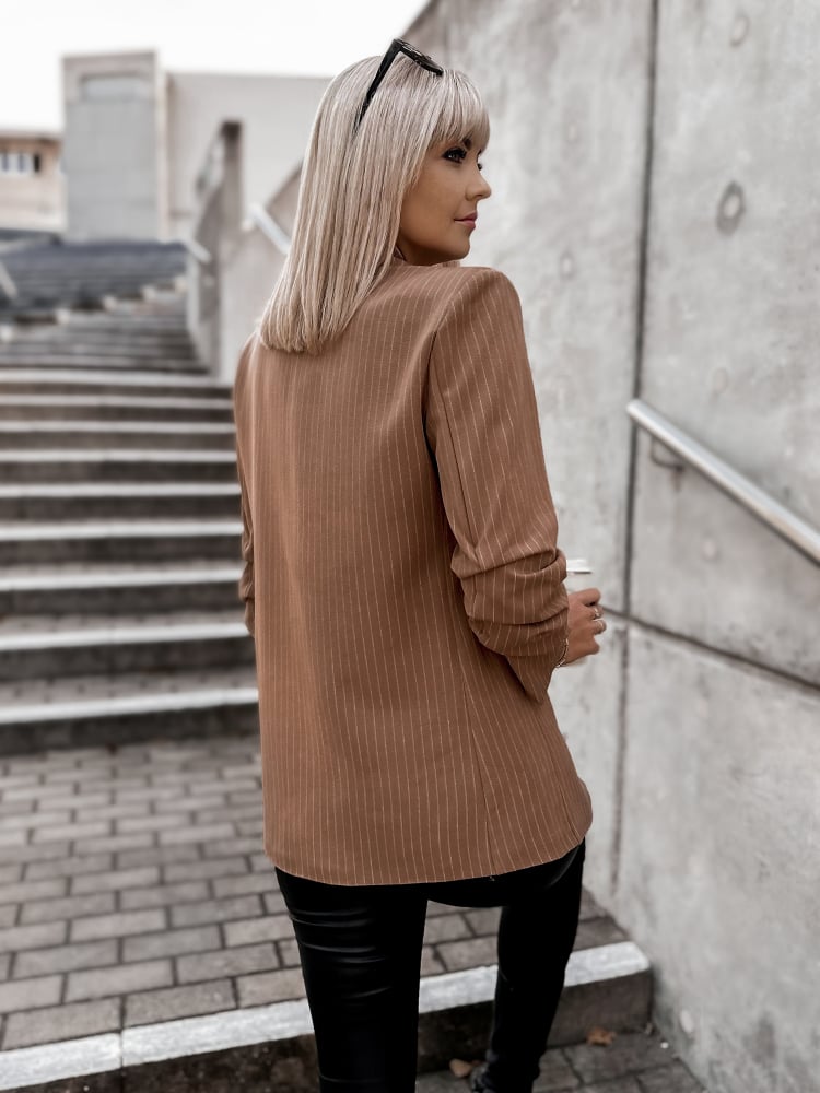 ŻAKIET CARITO JASNOBRĄZOWY