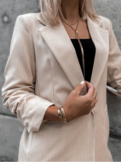 ŻAKIET CARITO BEŻOWY