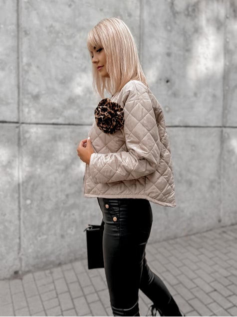 KURTKA FLOARA BEŻOWA