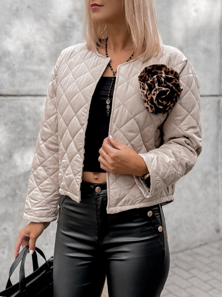 KURTKA FLOARA BEŻOWA