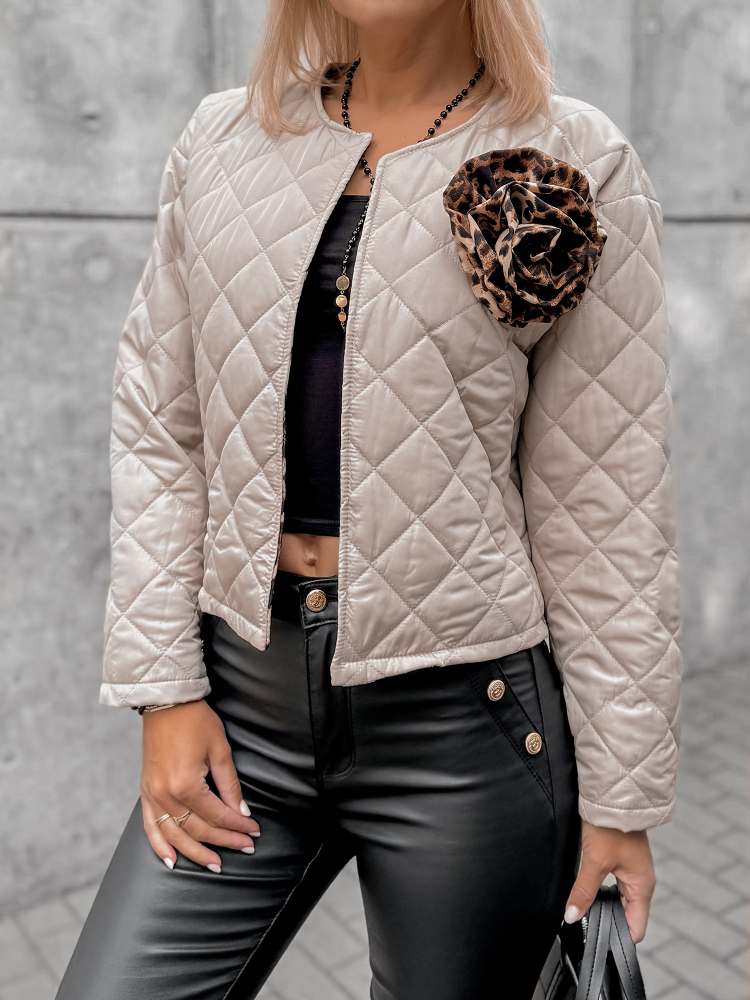 KURTKA FLOARA BEŻOWA