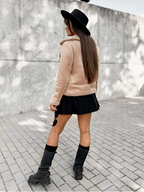 KURTKA KOŻUSZEK CROCKER KARMELOWA