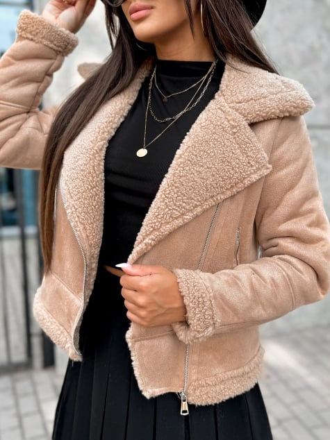 KURTKA KOŻUSZEK CROCKER KARMELOWA