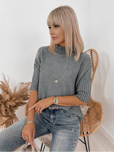 SWETER RAFFE JASNOSZARY