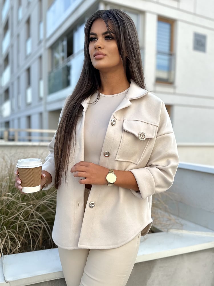 KURTKA TECLA BEŻOWA