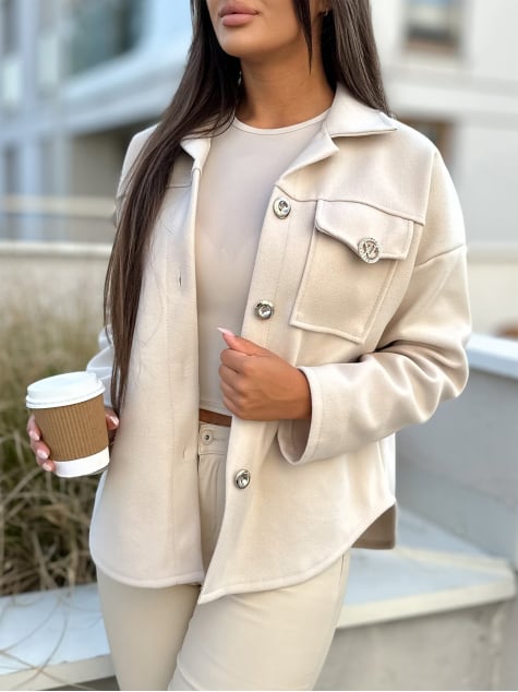 KURTKA TECLA BEŻOWA