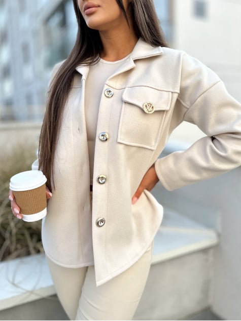 KURTKA TECLA BEŻOWA