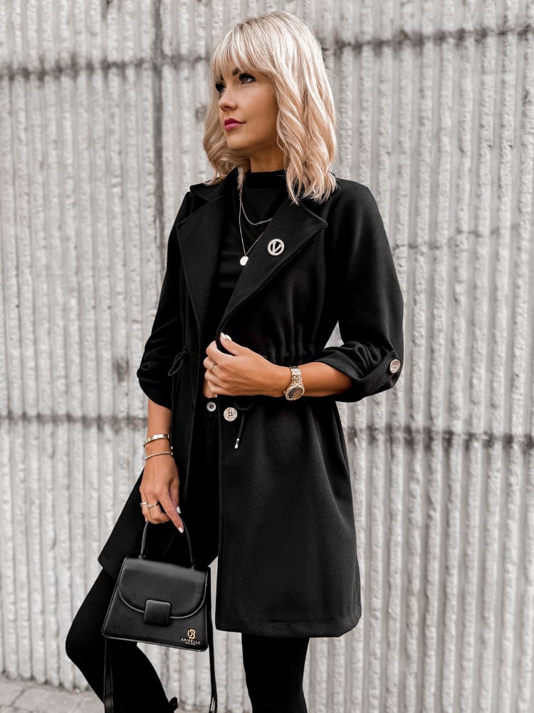 PŁASZCZ KATTIA CZARNY