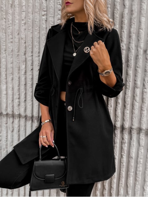 PŁASZCZ KATTIA CZARNY