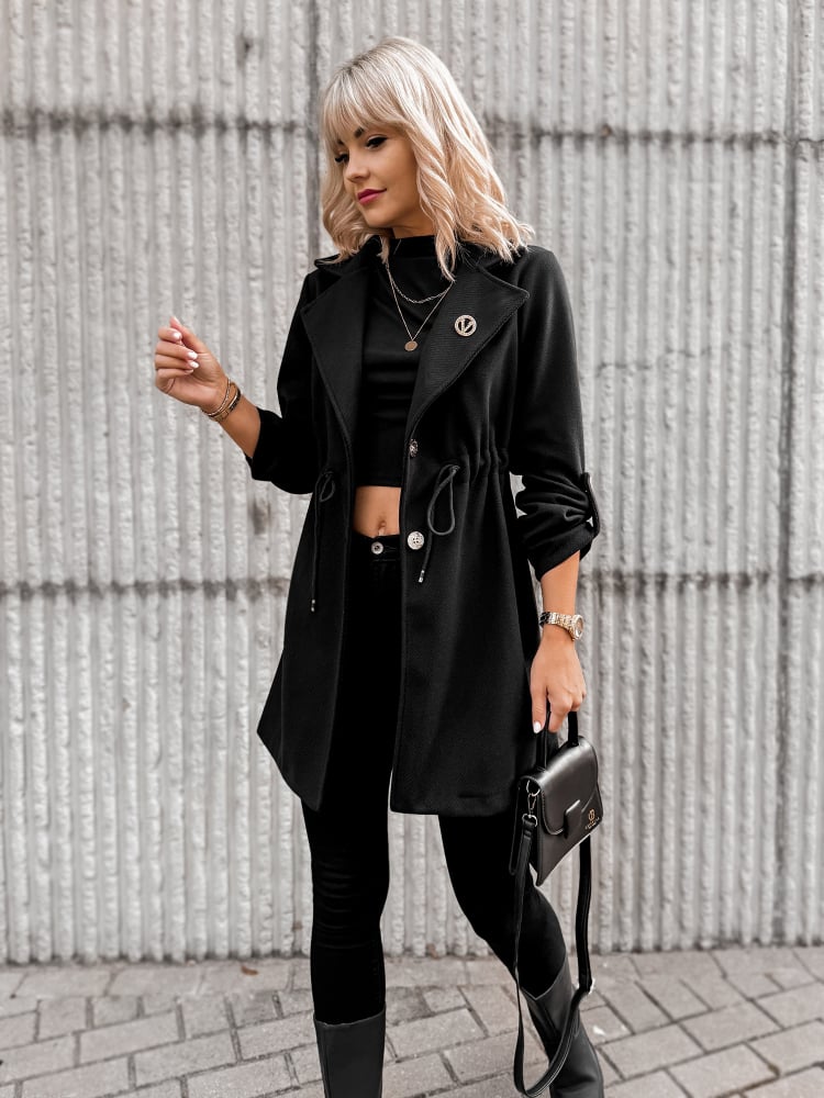 PŁASZCZ KATTIA CZARNY