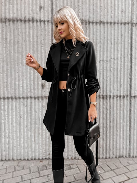 PŁASZCZ KATTIA CZARNY