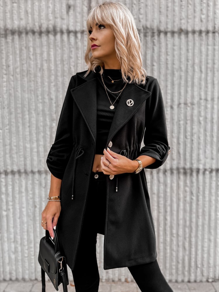 PŁASZCZ KATTIA CZARNY